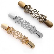 카디건클립 코트브로치 여밈단추 숄니트여밈 액세서리, 카디건클립 실버 BL04563