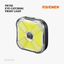 Ravemen FR150 USB 충전식 눈길을 끄는 플래시 자전거 전조등