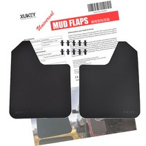 자동차 머드가드 흙받이 스포츠 랠리 자동차 픽업 용 유니버설 프론트 리어 머드 플랩 suv 트럭 머드 플랩 스플래시 가드 머드 가드 더티 트랩 펜더 플레어, 중국, 2pcs 세트 블랙