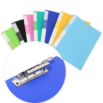 A3 PP 펀치리스 레버화일, 하늘색