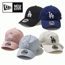 뉴에라 언스트럭쳐 MLB 베이직 워시드 LA 다저스 볼캡 5종 12836190 6219 6220 6221 6222