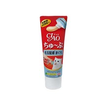 챠오츄르 츄브 헤어볼 참치 80g, 3개