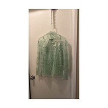 산드로 green lace blouse