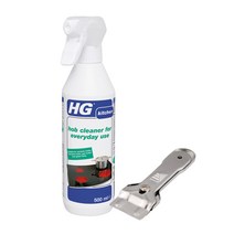 HG 인덕션 전기렌지 클리너 500ml 찌든때 주방세제 인덕션클리너 쿡탑청소세제, 인덕션/전기렌지 청소세제500ml+청소칼(스크래퍼)