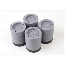 상다리부속 진동 방지 발 패드 고무 다리 슬립스톱 무소음 스키드 라이저 매트 세탁기 지지 댐퍼 스탠드 가구 4 개로트, [04]
