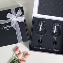 루이지 보르미올리 비노테크 테이스팅글라스 2p 선물세트, 루이지보르미올리 스템 2p 선물세트 (은펄리본끈)