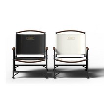 코베아 우드 플랫 체어 40Th 접이식 캠핑의자 캠핑용품 Go, 블랙