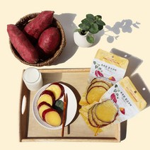 껍질째 바로먹는 촉촉한 국내산 꿀고구마 실온보관 슬라이스고구마 간편한 찐고구마 다이어트간식, 10개, 60g