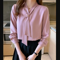 NEW 봄 여자블라우스 브이넥 소프트 패션 링클프리 슬림 추천