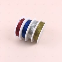 카파 와이어 철사 수공예 화훼 장식 기능사 기사 플라워 디자인 만들기 분재 아트 DIY 꽃 자재 조화 기타 크래프트 구리 쥬얼리 액세서리(빨강 1P)