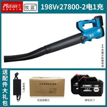 충전송풍기 세차 청소 제설 무선 에어브로워 집진기, D모델 배터리2개