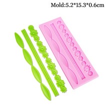도자기공예 도자기트레이 실리콘몰드 15가지 진주 앰프 로프 실리콘 몰드 퐁당 초콜릿 캔디 gumpaste 롤리팝 크리스탈 에폭시 소프트 클레이 uv 수지 베이킹 도구 c368, m