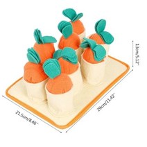 덴탈껌 애완 동물 슬로우 피더 개 장난감 스너플 매트 스니핑 패드 담요 먹이 찾기 기술 훈련 먹이 매트 고양이 강아지 훈련 퍼즐 장난감, luobo