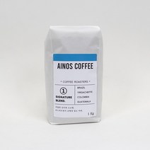 직화로스팅 심학산 아이노스 블렌드1번1Kg 균형감있는 커피 파주 맛집 원두납품, 프렌치프레스 (1mm이상)