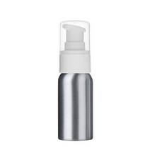 [허브스프레이] 알루미늄용기 일반에센스 30ml 50ml 100ml 120ml 150ml 250ml 500ml 펌핑용기, 흰색캡