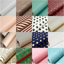 종이 포장지 모음 크라프트 무지 과자 쿠키 접시 꽃 롤 크리스마스 선물 포장, MATT - 적색