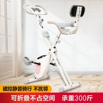 실내사이클 접이식 헬스 홈트 좌식자전거 피트니스, 흑백 자기 제어 음소거  표준 버전