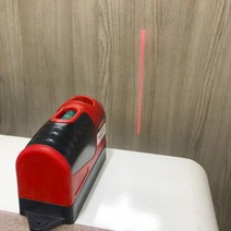 가정현장 간편 수평수직 측정 레이저 수평계 (레드), 상세페이지 참조