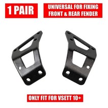 전동휠 외발전동휠 Vsett10 + 전동 스쿠터용 오리지널 펜더 브래킷 전면 및 후면 휠 커버의 범용 머드 가드 마운트, 1 PAIR, 2주소요