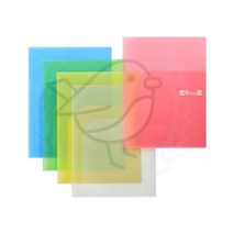 새임 반투명 포켓홀더 A4클리어화일 클리어파일 비닐화일, 반투명파랑