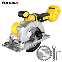 원형톱 5 인치 원형 톱 125MM 마끼다 18V 충전식 충전 사용 BL1860 BL1840 BL1850 다기능 목공 파워 전동, 옵션01 해외배송, 옵션01 Circular Saw, 1개