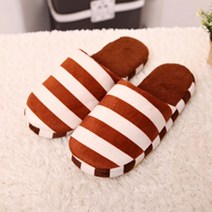 보온룸슈즈 브라운 무중력 털실외화 발망치 중학교실내화 슬리퍼 뚱카롱 층간소음발망치 260