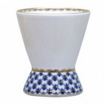 Lomonosov Porcelain Flower Vase Youth Cobalt Net, 1