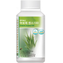 두리농산 알로에 아보레센스 100 총 3개월분 720정 1개, 2개