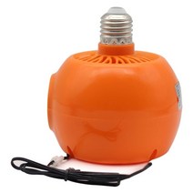 파충류 인큐베이터 애완 동물 히터 동물 가열 램프 따뜻한 빛 램프 온도 조절기 온도 조절기 히터 상자 가열 램프 220v 150w for incubator, 오렌지 히터