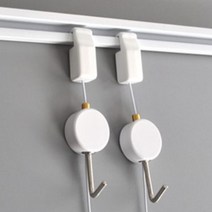 토토의선물&토토철물 천정 천장 레일 와이어 액자 그림 사진 걸이 갤러리 세트 인테리어, 화이트