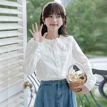 쇼룸 큐티 블라우스 퍼퓸프릴카라 셔츠