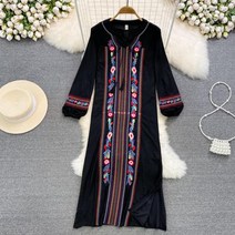 대행사 손나은 남행선 서지혜 장서희 박나래 왕빛나st 루즈핏 복고풍 자수 휴가룩 데일리 블랙 수입원피스