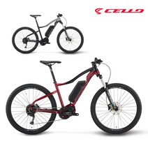 GIFT 2023년 불렛 XC30 9단 전기 MTB 자전거, 블랙_다크펄레드