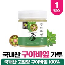 구아바잎 가루 국내산 구아바 잎 추출물 100% 사용 구아바잎분말 구아바잎차 Guava Leaf Powder, 30캡슐 x 1개