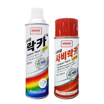 나바캠 페인트 락카 스프레이 420ml, 투명