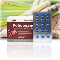 엔젯100 뉴질랜드 폴리코사놀 33.4mg 고함량 60정 프리코사놀 폴리코사놀쿠바산, 1개, 기본