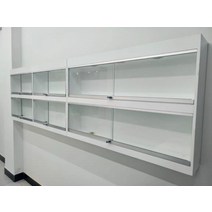 의류 매장 진열대 상품 제품 우드 쥬얼리 디스플레이 캐비닛 카운터 유리 섬 유럽 스타일의 단순, 없음, 21. 더블 레이어 벽 캐비닛 100*20*80