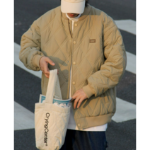 마인드핏 데일리 퀼팅 자켓 오버핏 누빔 깔깔이 경량패딩 커플룩 OOTD 점퍼 오늘출발