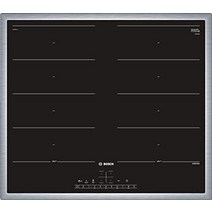 독일 수입 인덕션 Bosch PXX645FC1E 시리즈6 4구 인덕션 올프리존 호브 자 급식 60cm 검정색 주변 프레임 DirectSelect 17 가지 전력 레벨 P, 단일