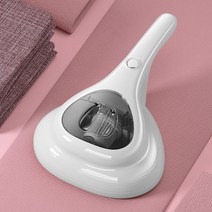 침구청소기 침대청소기 자외선 진드기 제거 장비 10000pa 진공 무선 핸드 헬드 진공 매트리스 소파 홈 분리형 필터, 하얀색