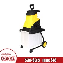 목재 파쇄기 나무 분쇄기 산업용 가정용 전기 가지 파쇄기 정원 잎 분쇄기 고출력 2500W