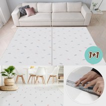 셀프시공 애견 놀이방 발코니 두꺼운 층간소음 매트 파크론 리플 200x140 1+1