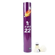 KBB 동호인 연습 난타용 셔틀콕 KBB22, 1개, 셔틀콕선택:KBB22