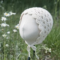 슬로우모먼츠 사계절 데이지 보넷 - 아기보넷 코바늘 보넷 만들기 DIY 키트, 12망고