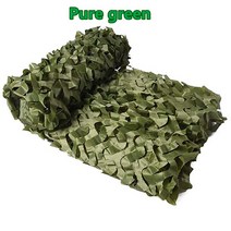 군사 위장 그물 정원 유니폼 사냥 자동차 텐트 화이트 블루 그린 블랙 베이지, 03 Pure green_02 2x3m