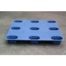 대차 9피트 블로몰딩 플라스틱 받침판 물류 지게차 보드 스택 판공업 판방지 갯벌 백 창고, T08-1100x1100x150블루색 10KG