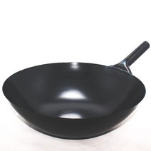 중화요리 철 북경팬 튀김팬 볶음팬, 쇠손잡이42cm