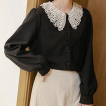 편한쇼핑단정한 카라 블라우스 직장인 여성 데일리 흰블라우스