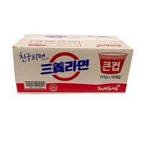 삼양라면 큰컵 115g, 16개