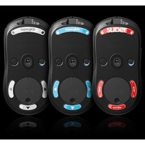 로지텍 GPRO 무선 마우스용 게이밍 유리 피트 / 저소음 리니지 디자인 맥북, 화이트